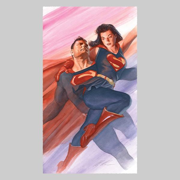 Kryptonian Super Heroes Art Print by Alex Ross