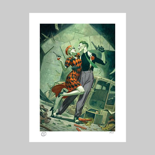 Harley Quinn™ & The Joker™: Lawless Love Art Print by Julian Totino Tedesco