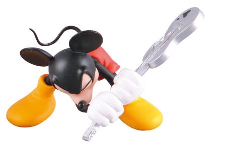 Disney Guitar Mickey Vinyl Collectible by Medicom Toy | Sideshow  Collectibles