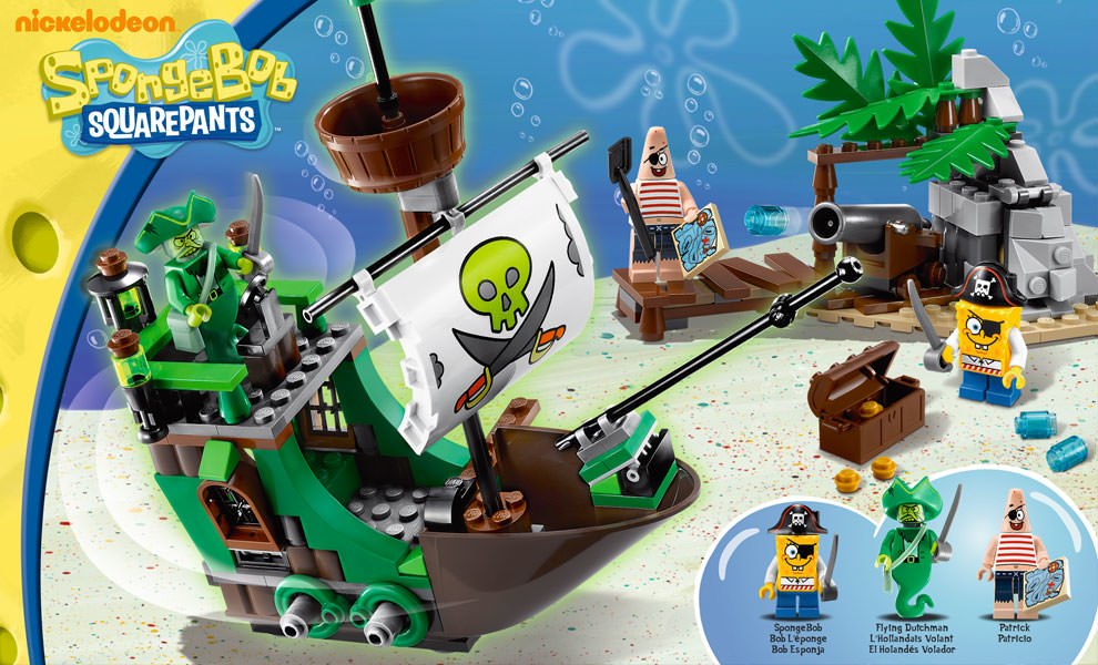 Lego spongebob flying dutchman sale