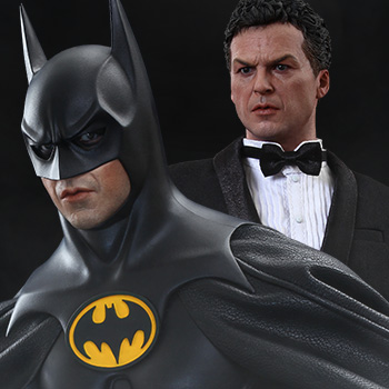 DC Comics Batman and Bruce Wayne Sixth Scale Figure Set by H | Sideshow  Collectibles