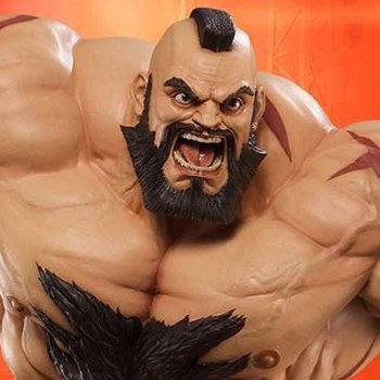 BUSTO ZANGIEF STREET FIGHTER MDF