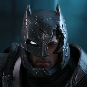 Armored Batman Battle Damaged by Hot Toys | Sideshow Collectibles