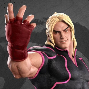 Street Fighter Ken Masters Player 2 Pink Statue By Pop Cultu Sideshow Collectibles