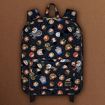 Loungefly Harry Potter Chibi deals Character Print Backpack