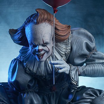 Tweeterhead Exclusive Pennywise maquette. Wolf hand 😁  Pennywise,  Pennywise the dancing clown, Horror movie icons