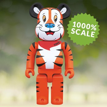 Kellogg Bearbrick Tony the Tiger 1000 Figure by Medicom Toy