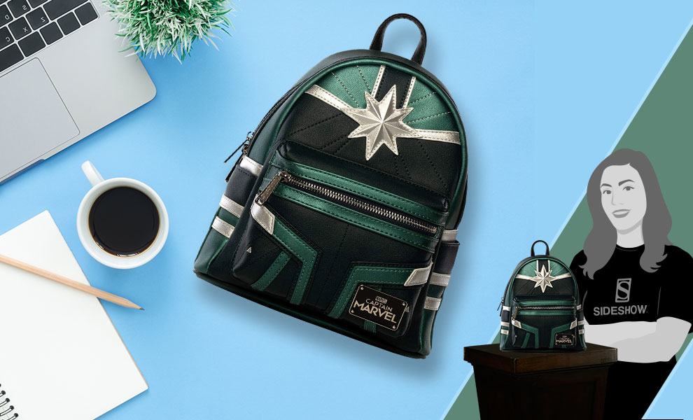 loungefly captain marvel mini backpack