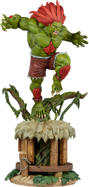 Street Fighter - Player 2 Exclusive Blanka 1/4 Scale Statue, Pop Culture  Shock Quarter Scale Player 2 Exclusive Blanka Statue