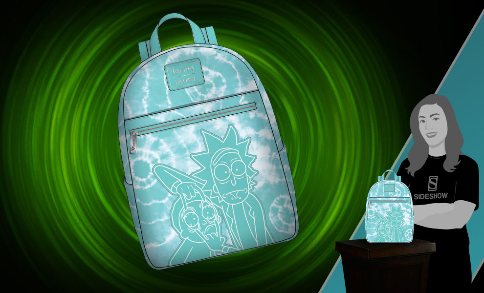 Rick and Morty Rick and Morty Tie Dye Mini Backpack Apparel by