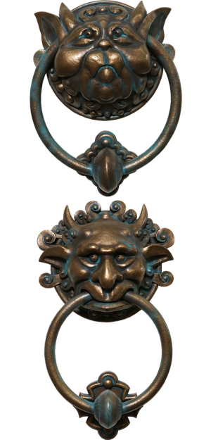 Labyrinth Door Knocker Set Scaled Replica By Chronicle Sideshow Collectibles