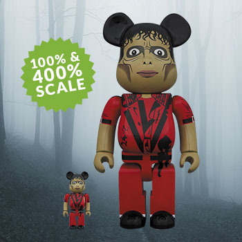 Be@rbrick Michael Jackson Zombie 100% and 400% Collectible Set