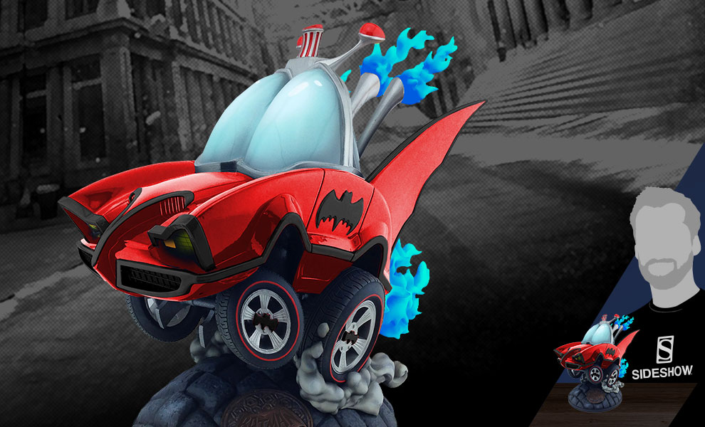 Batman Classic TV Series Batmobile Statue: Blue Variant