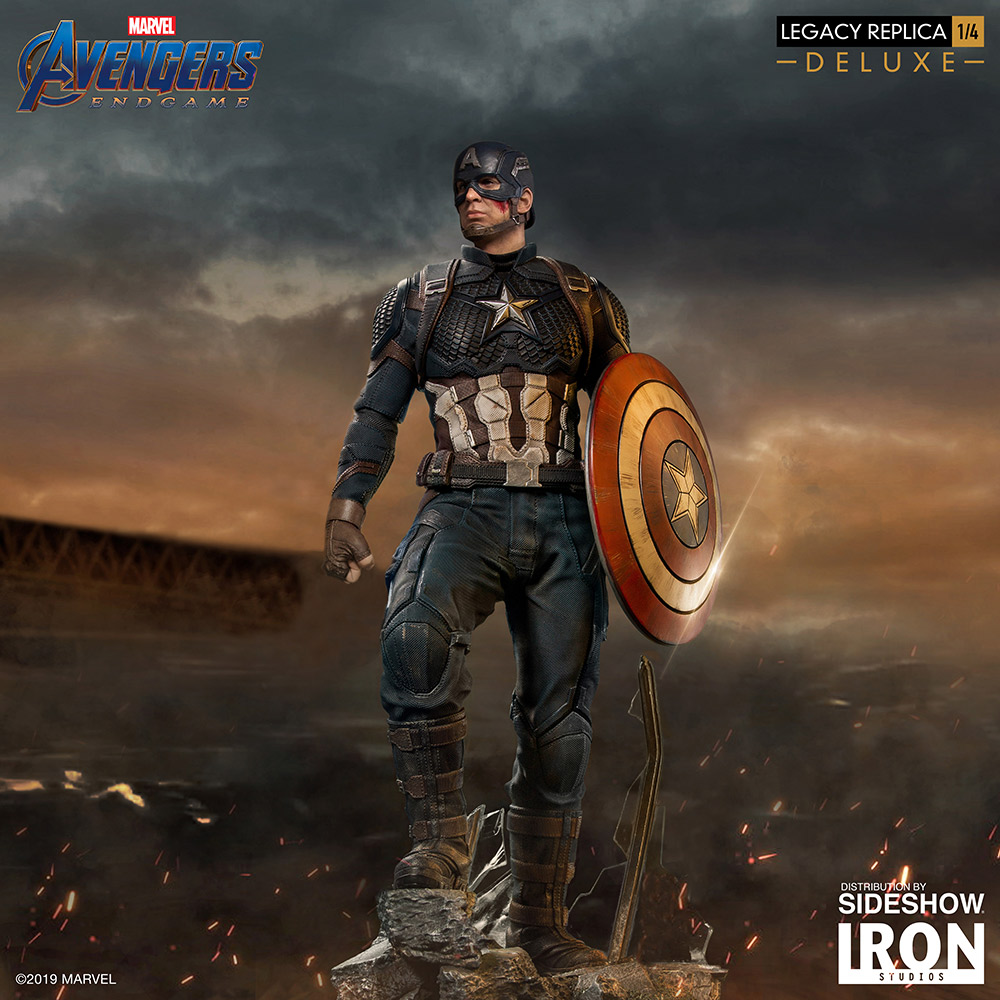 sideshow captain america statue