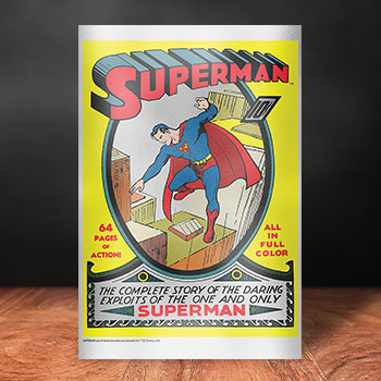 Superman #1 35g Pure Silver Foil | Sideshow Collectibles