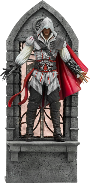 ezio auditore deluxe statue by iron studios sideshow collectibles ezio auditore deluxe statue by iron studios