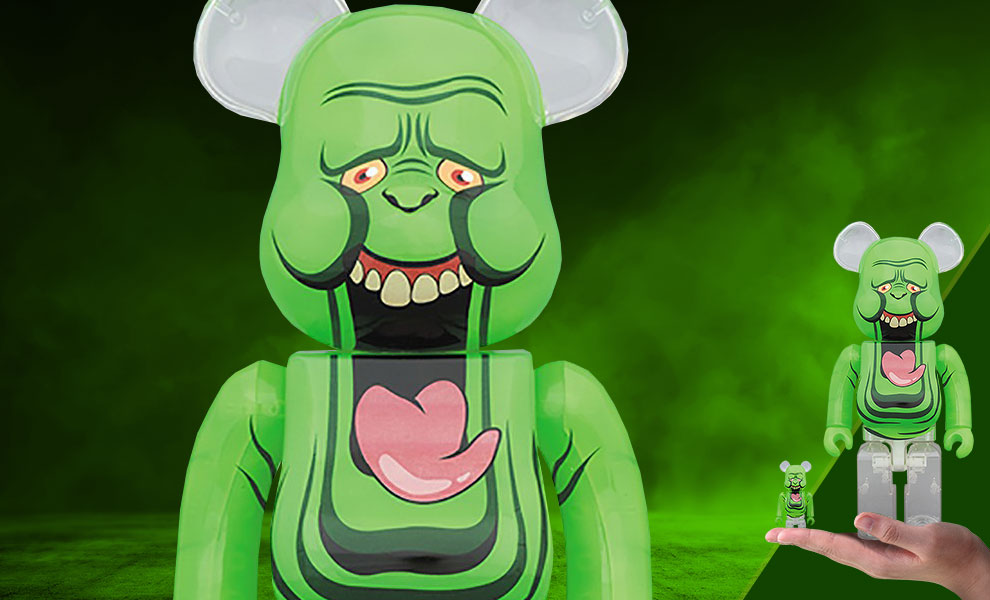 Be@rbrick Slimer (Green Ghost) 100% and 400% Collectible Set