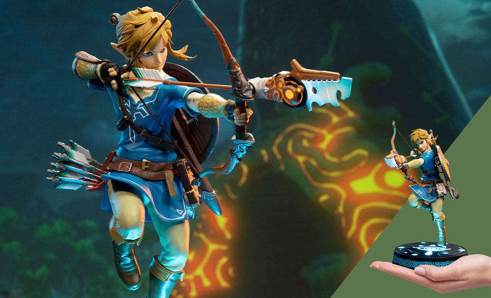 The Legend Of Zelda Breath Of The Wild Link Collector S Edition Statue Sideshow Collectibles