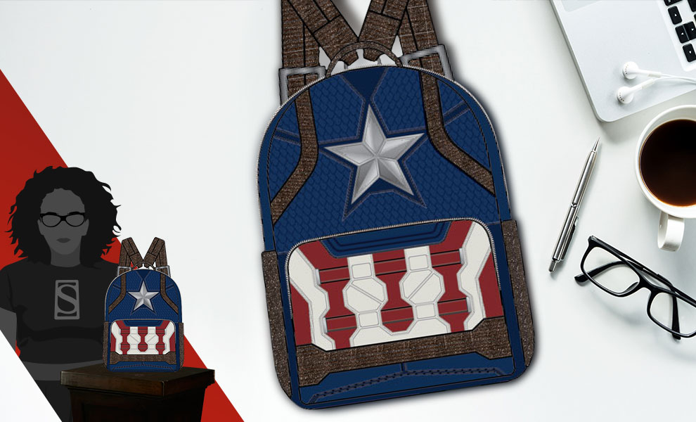 captain america loungefly mini backpack