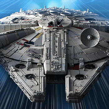 Millennium Falcon Rise of Skywalker Version Model Kit by Bandai