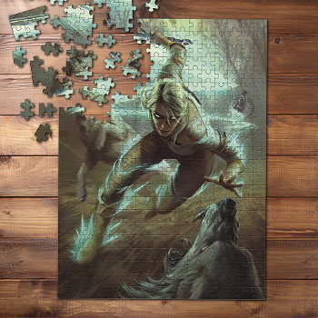 The Witcher 3: Ciri and the Wolves Puzzle | Sideshow Collectibles