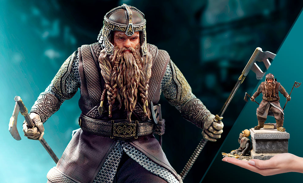 The Gimli Deluxe Art Scale Statue by Iron Studios | Sideshow