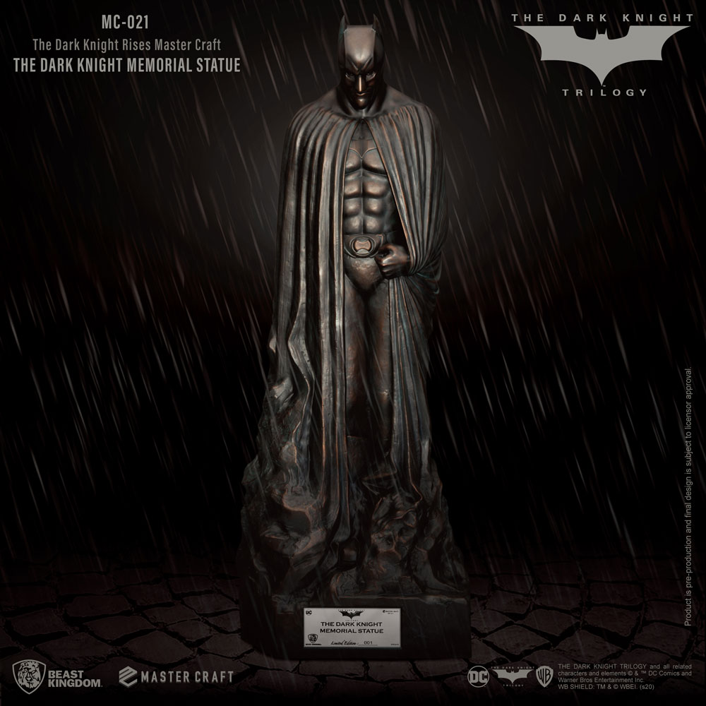 the dark knight memorial statue