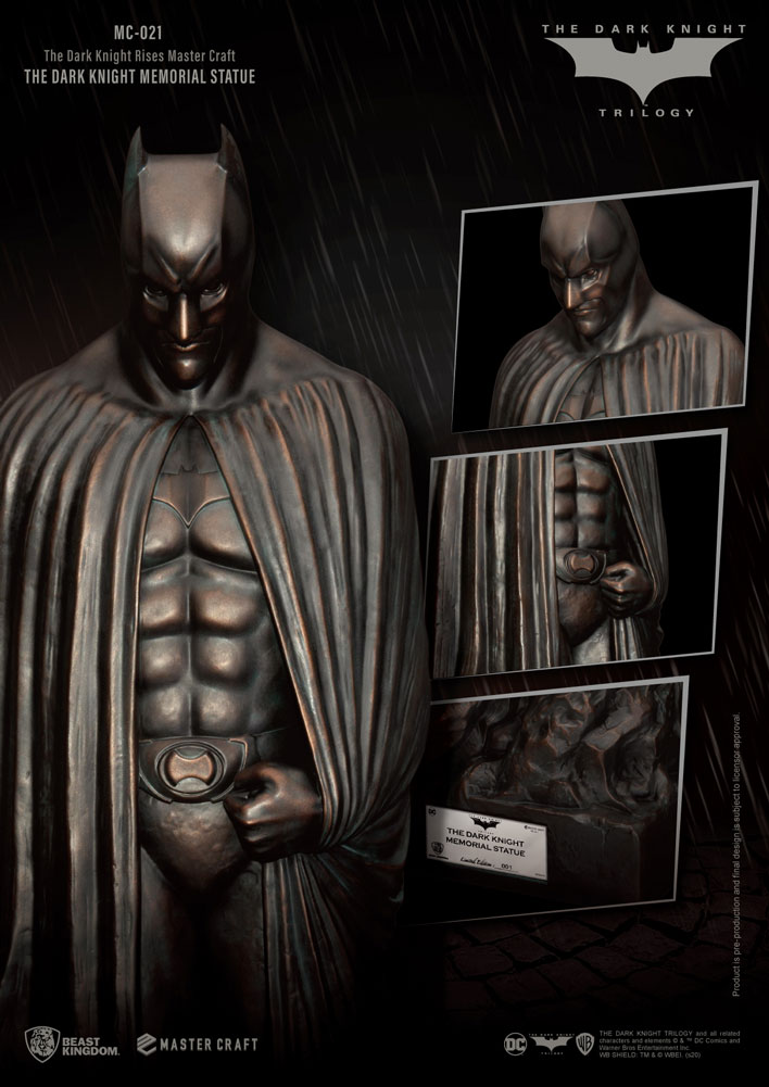 the dark knight memorial statue