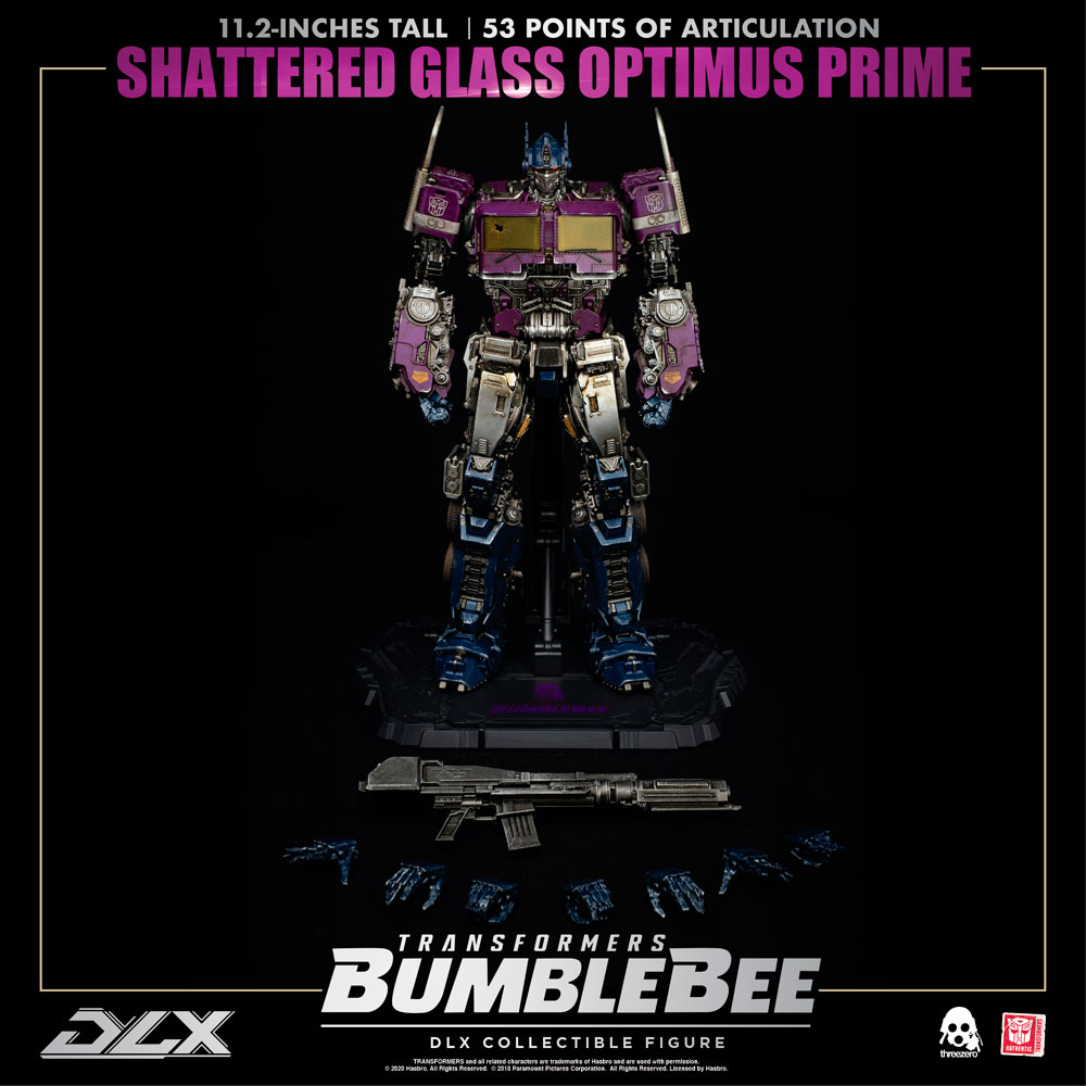 shattered glass optimus prime toy