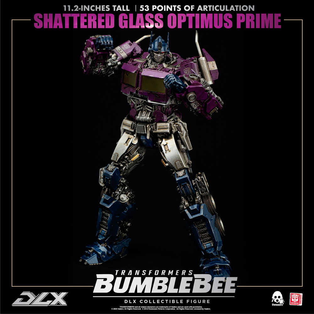 shattered glass optimus prime toy