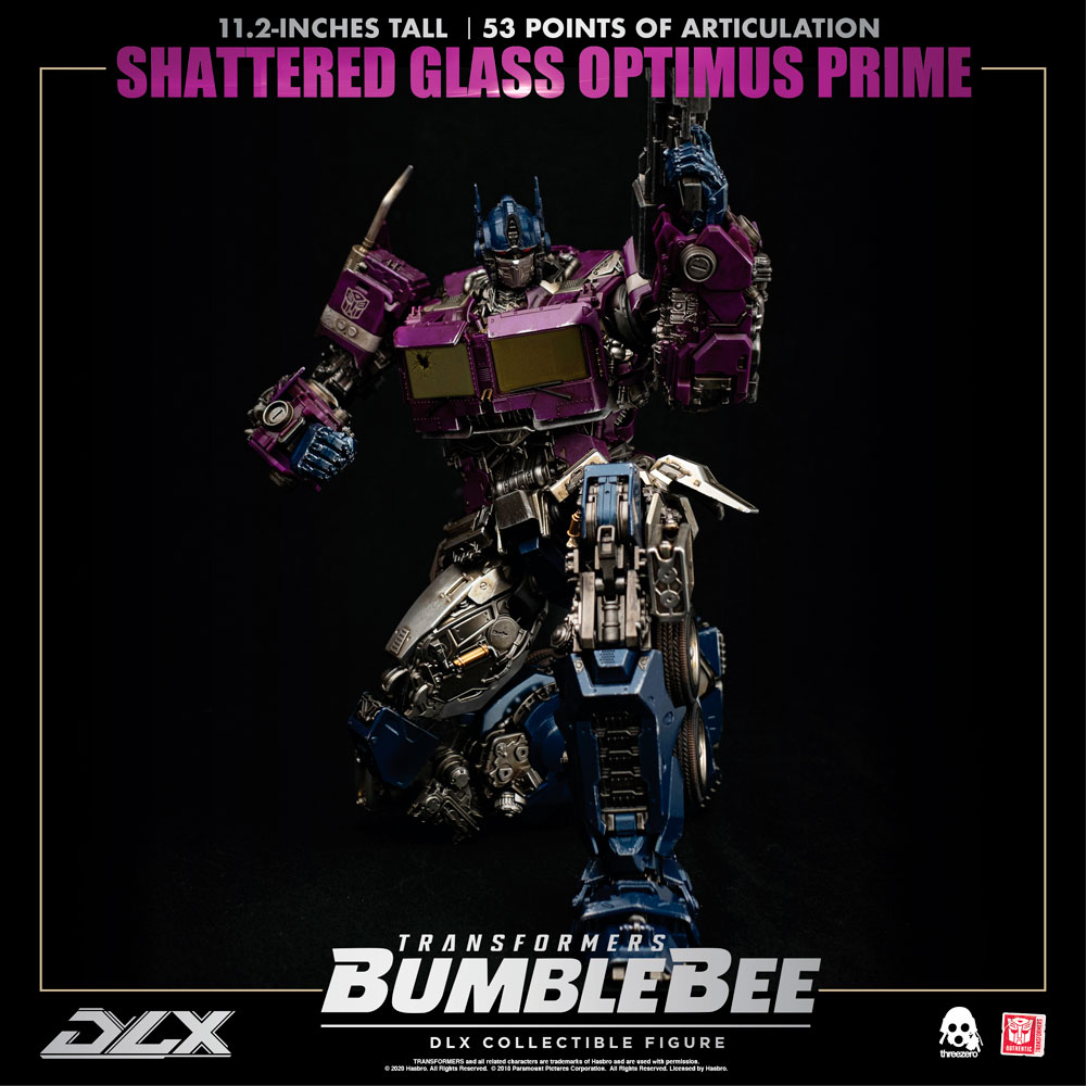 shattered glass optimus prime toy