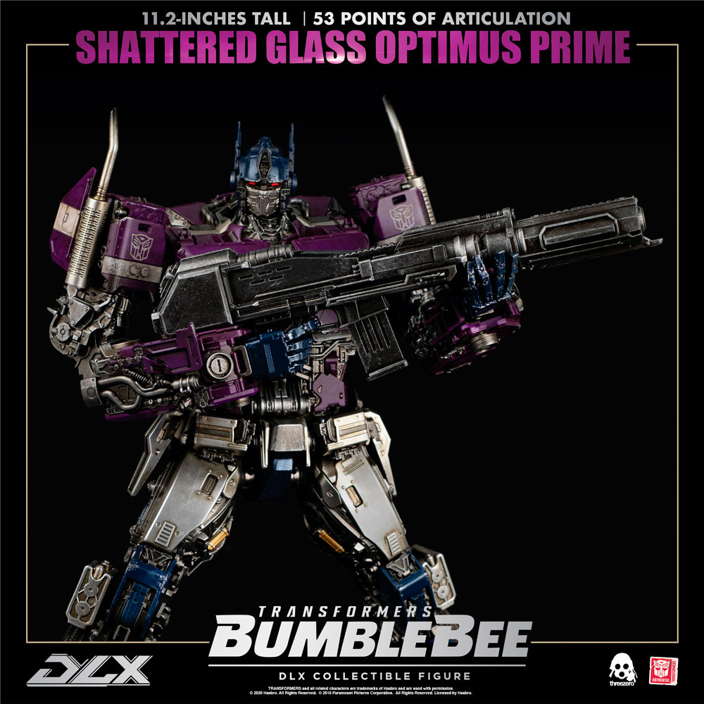 shattered glass optimus prime toy