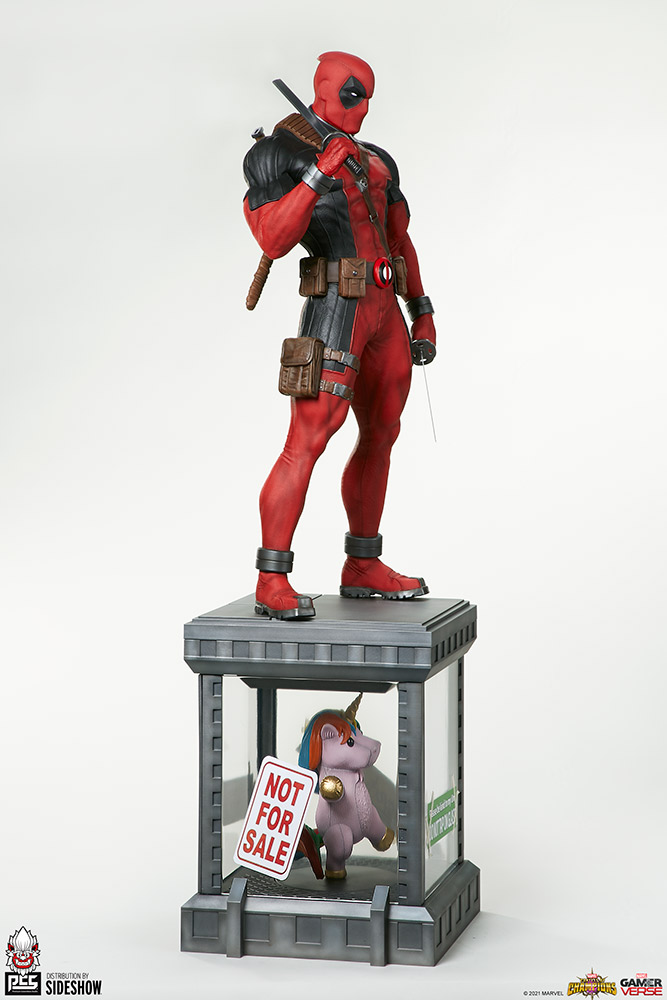 deadpool sideshow statue