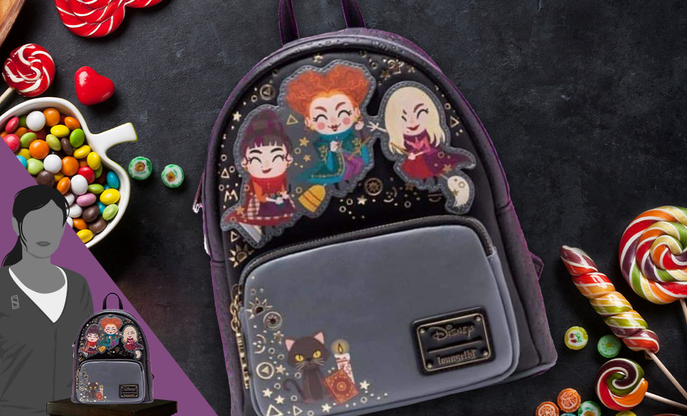 hocus pocus binx plush cosplay mini backpack