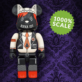 Be@rbrick Anna Sui Red & Beige 1000% Collectible Figure by Medicom ...