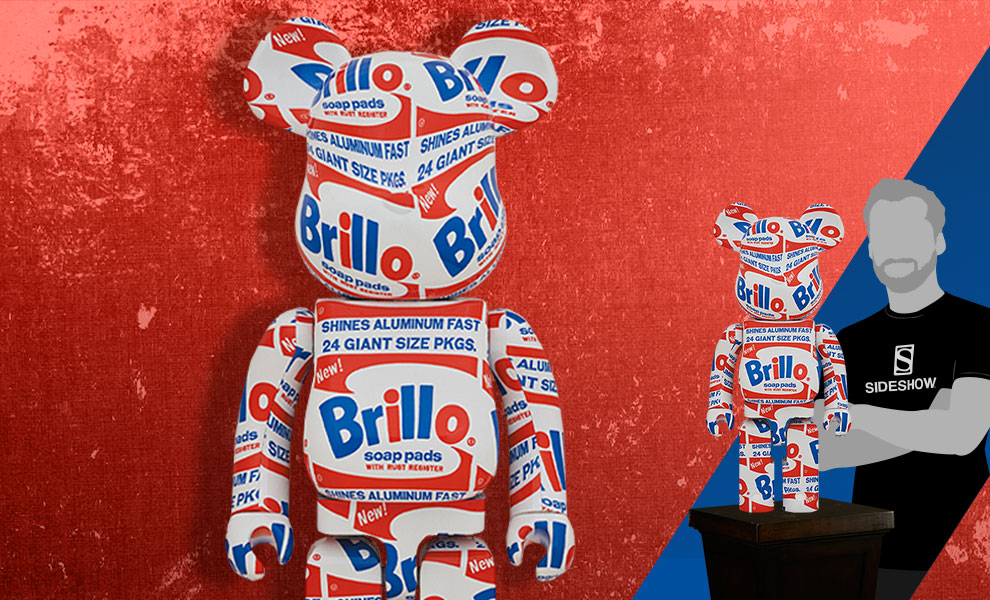 Be@rbrick Andy Warhol “Brillo” 1000% Collectible Figure by Medicom Toy |  Sideshow Collectibles