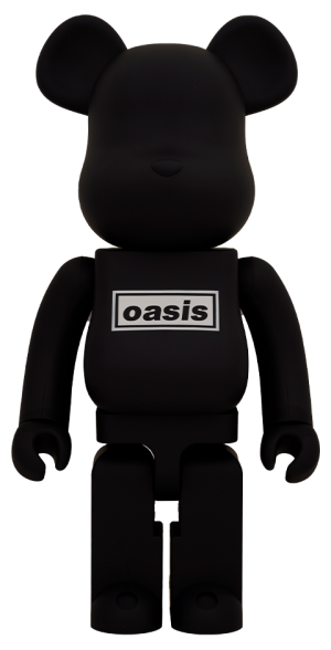 Be Rbrick Oasis Black Rubber Coating 1000 Collectible Figure By Medicom Toy Sideshow Collectibles