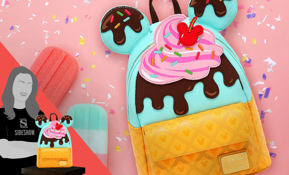 Mickey and Minnie Sweets Ice Cream Mini Backpack | Sideshow