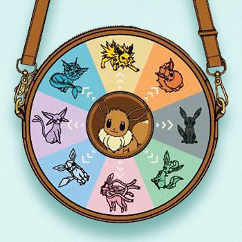 Loungefly Pokemon Eevee Evolutions Canteen Crossbody Bag