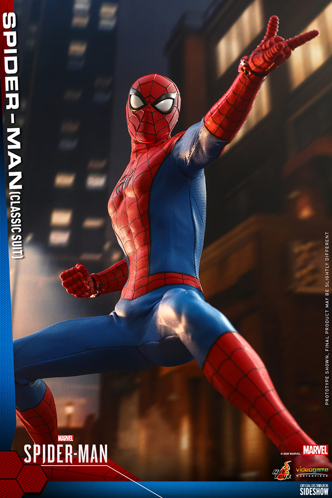 Spider-Man (Classic Suit) Sixth Scale Collectible Figure by Hot Toys ...