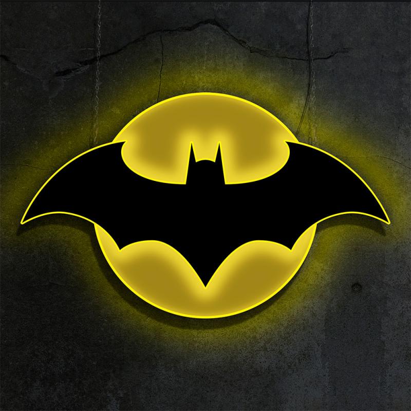 batman logo led light