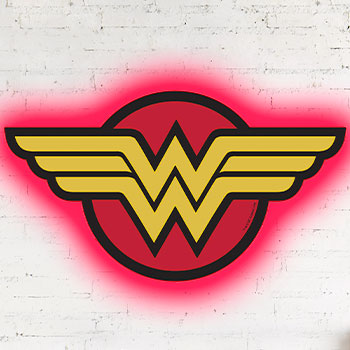 Small wonder woman symbol Vinyl Decals set of 6 wonder woman