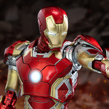 Iron Man Mark Xliii Dlx 1 12 Collectible Figure By Threezero Sideshow Collectibles