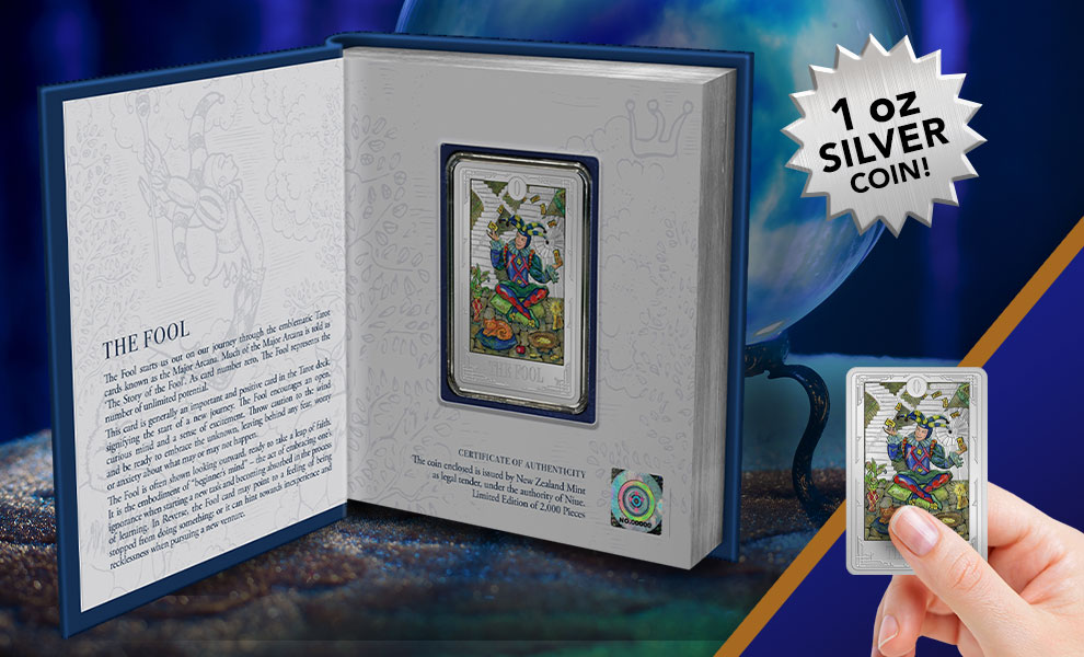 The Fool 1oz Silver Coin by New Zealand Mint | Sideshow Collectibles