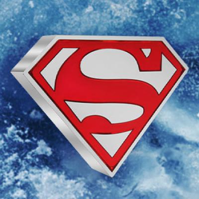Superman Shield 1oz Silver Coin (DC Comics) Silver Collectible by New Zealand Mint