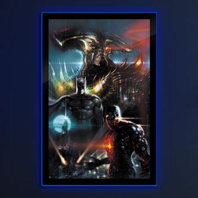 Zack Snyders Justice League #59C LED Poster Sign (Large) (DC Comics) Wall Light by Brandlite