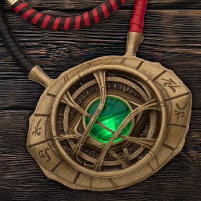 Doctor Strange Eye of Agamottot Light-Up Pendant Necklace (Marvel) Jewelry by SalesOne