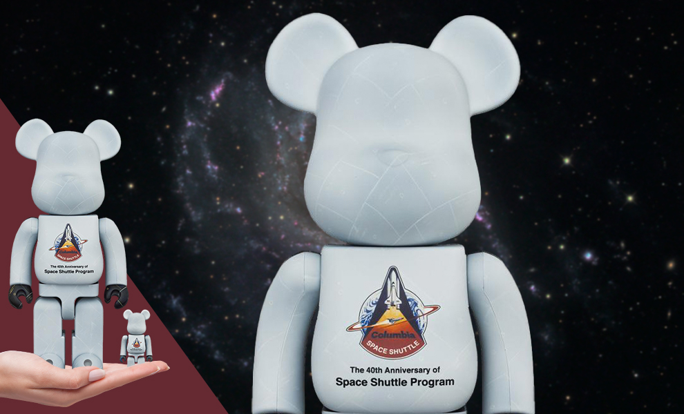 Be@rbrick Space Shuttle 100% & 400% Collectible Figure by Medicom