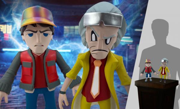 FREE U.S. Shipping Doc and Marty Collectible Set by 3D Retro