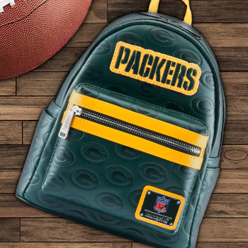 Loungefly Sports NFL Greenbay Packers Logo Mini Backpack Wallet Set –  LuxeBag